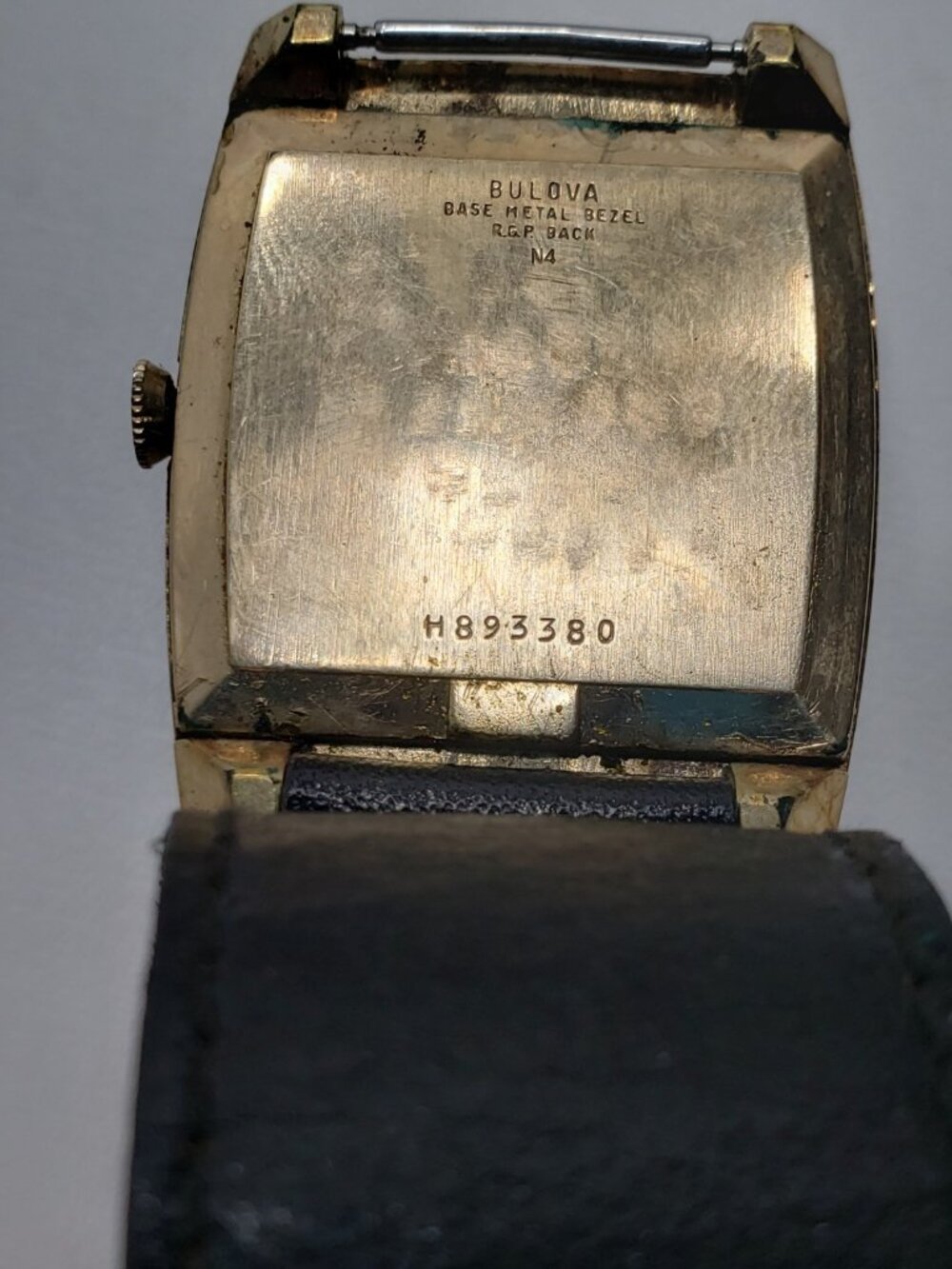Vintage 1974 Bulova Sabre Slim Elegance Manual Wind Dress Watch w/ Case - Picture 7 of 16